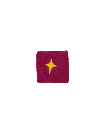 MUÑEQUERA MORADA STAR YELLOW - PACK 2